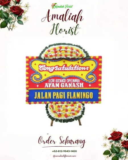 Sewa Papan Bunga Kare
